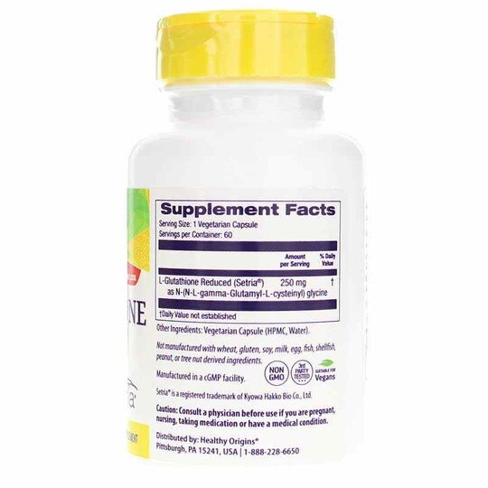 L-Glutathione Reduced Setria 250 Mg, HLO